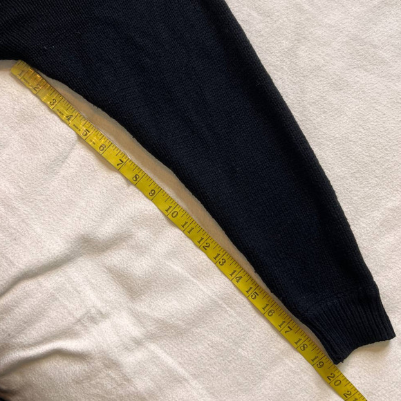 Vintage Alfred Dunner Black Sequin Detailed Crewneck Pull Over Sweater- M - Picture 10 of 13